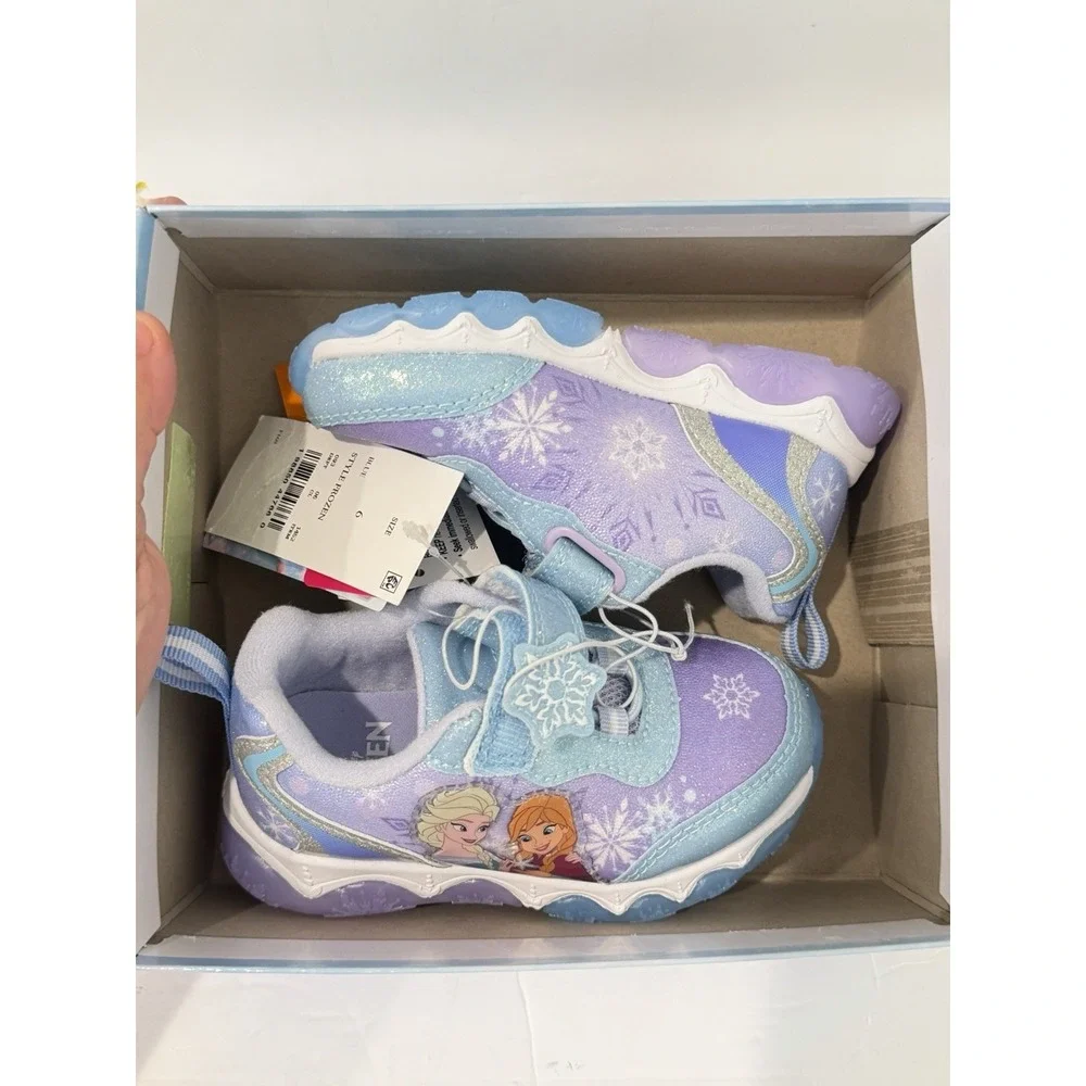 Toddler Girls' DISNEY FROZEN Athletic Shoes Sneakers Sz 6 School Walking Trendy